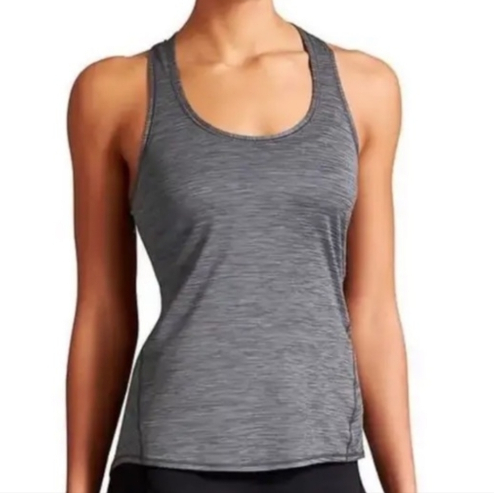 SALE -- Athleta Gray Racerback Performance Tank, Women's Size Medium